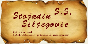 Stojadin Šiljegović vizit kartica
